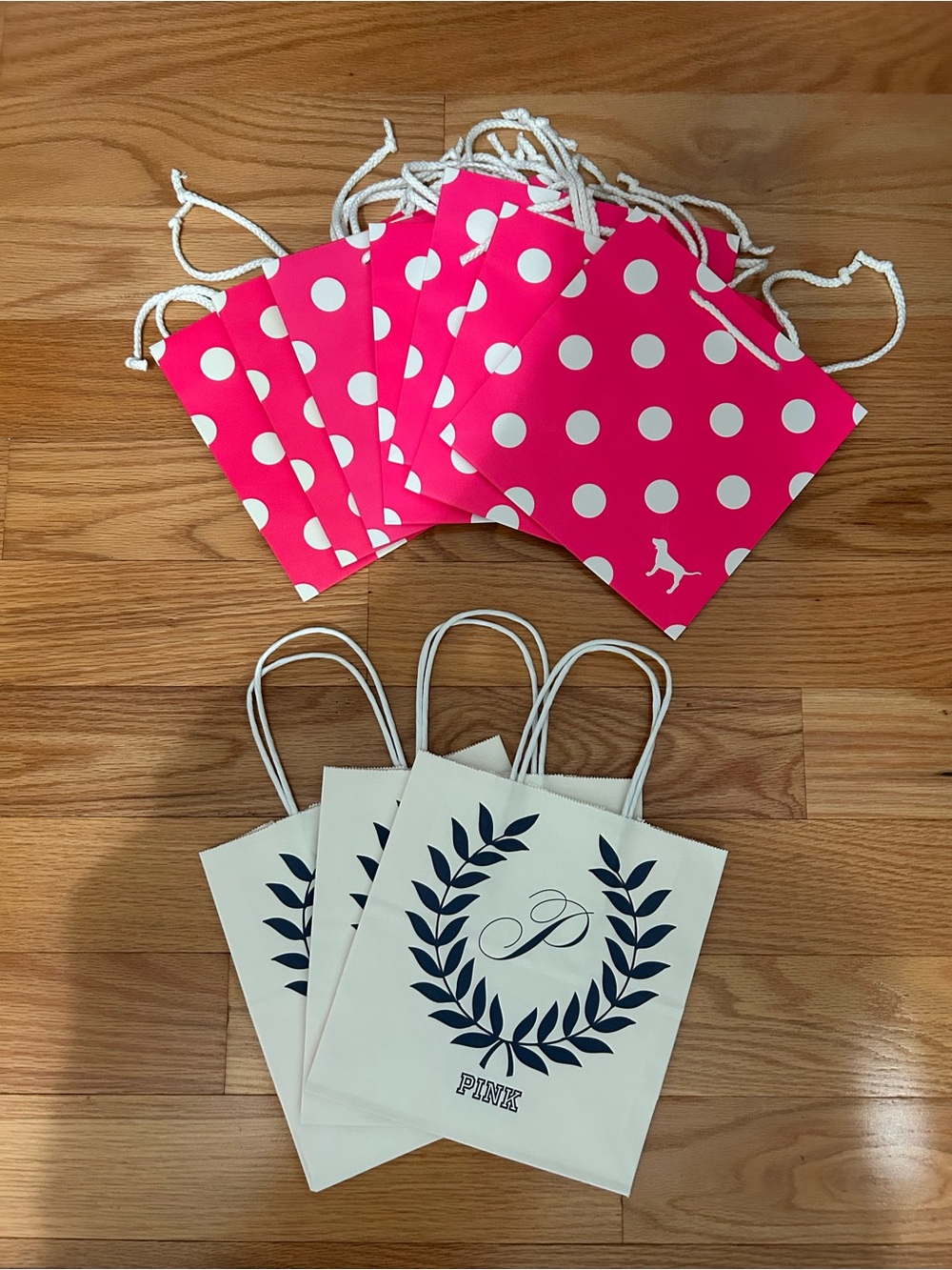 Lot of 10 Victoria’s Secret PINK shopping bags small size